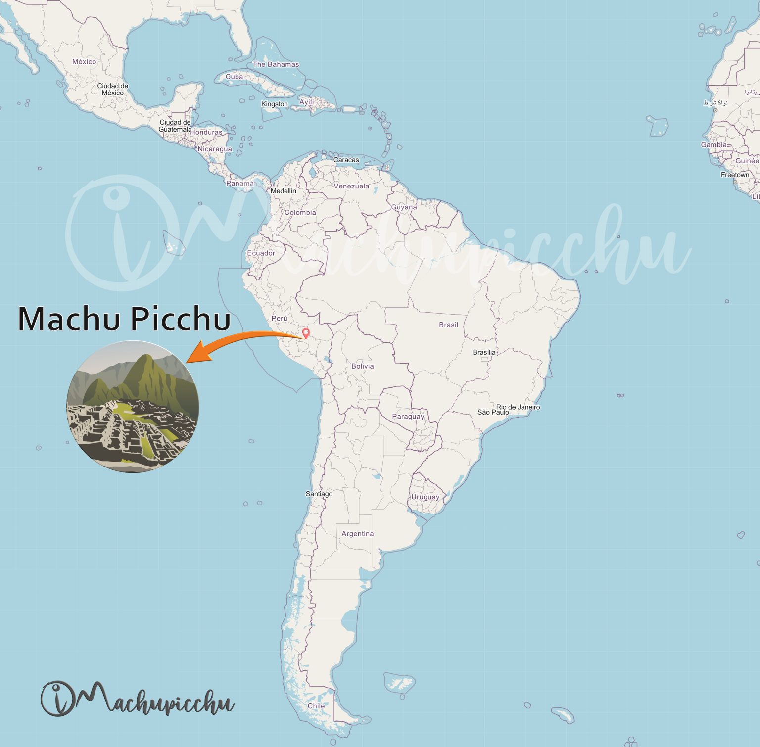 Where is Machu Picchu on a Map? - Machu Picchu Travel Tours